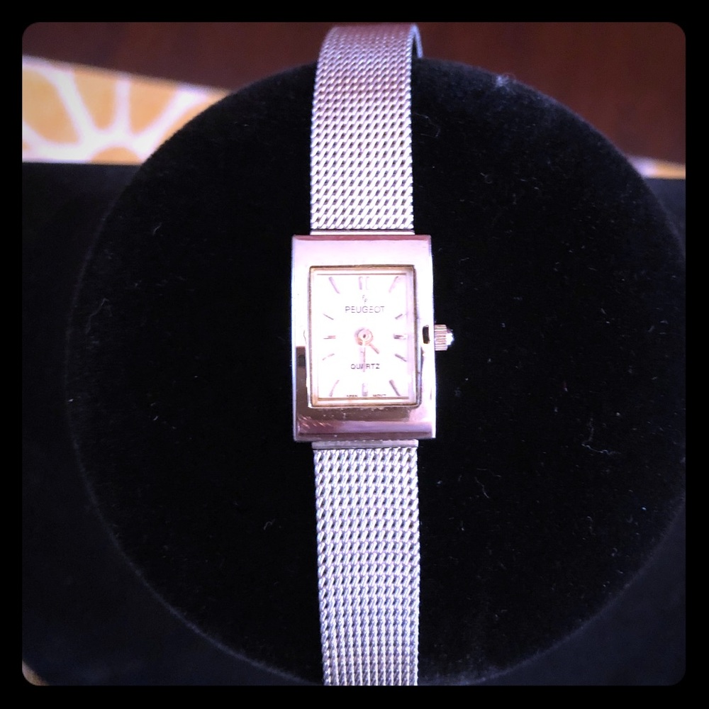 Vintage Sterling Silver Peugeot Women’s Watch